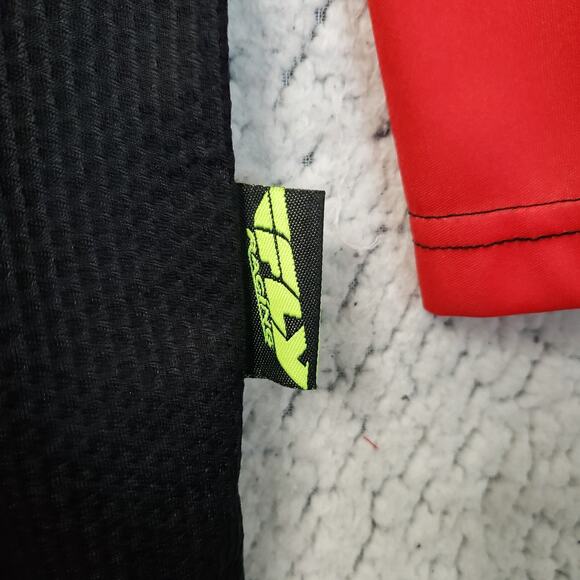 FLY Racing FlyLite Jersey Mens 2XL Purple Black Red Moto MX BMX Graphic - Picture 8 of 9